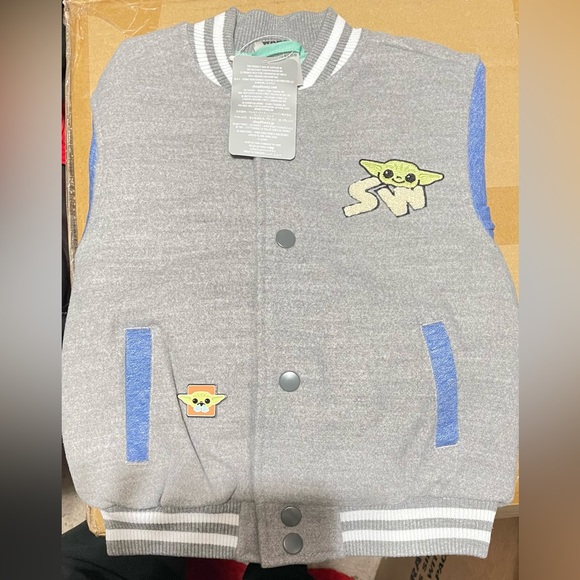 GROGU LETTERMAN JACKET FOR KIDS - Picture 3 of 13
